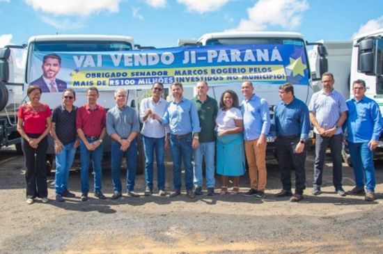 Ji-Paraná: Prefeitura reforça frota com a chegada de novos caminhões